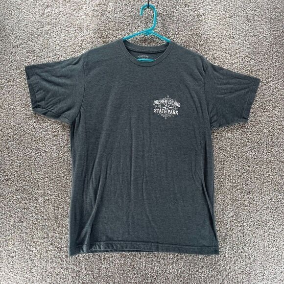 Dreher Island Skate Park Shirt Adult Large Grey Lake Murray South Carolina Logo - Picture 5 of 12